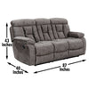 Bogata Recliner Sofa - Steve Silver