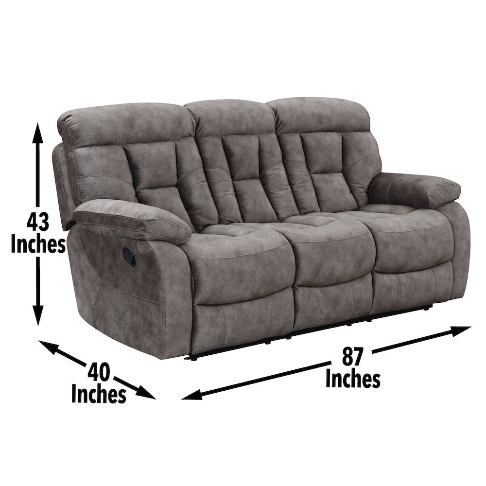 Bogata Recliner Sofa - Steve Silver