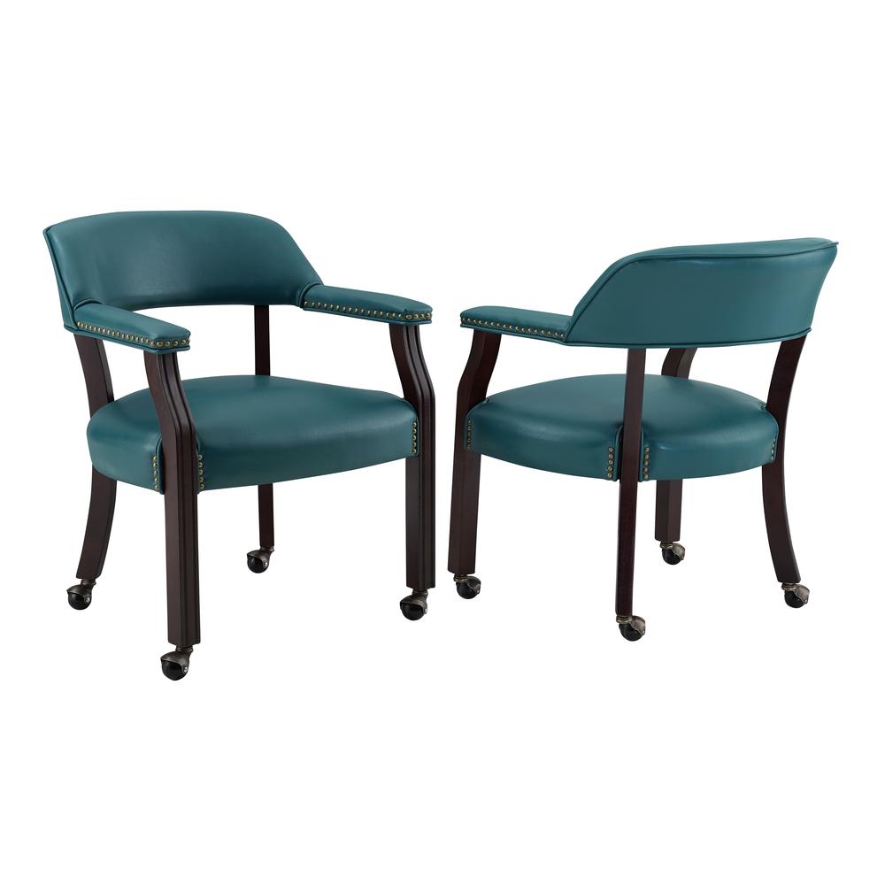 Tournament Arm Chair with casters - Steve Silver
