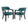 Tournament Arm Chair with casters - Steve Silver
