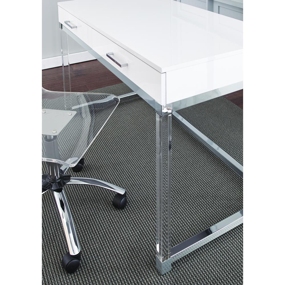 Everett Desk, White - Steve Silver