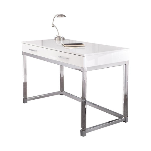 Everett Desk, White - Steve Silver