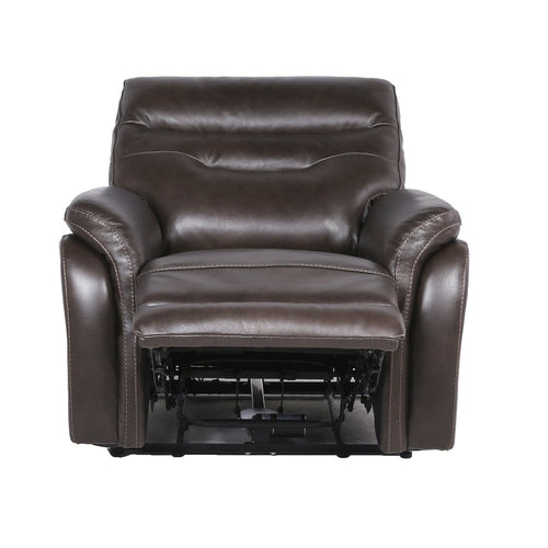 Fortuna Power Recliner Chair - Dark Brown - Steve Silver