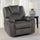 Katrine Manual Recliner - Charcoal - Steve Silver