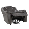 Katrine Manual Recliner - Charcoal - Steve Silver