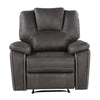 Katrine Manual Recliner - Charcoal - Steve Silver