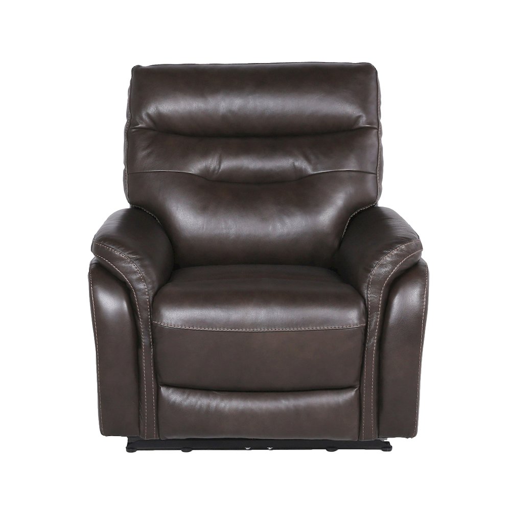 Fortuna Power Recliner Chair - Dark Brown - Steve Silver