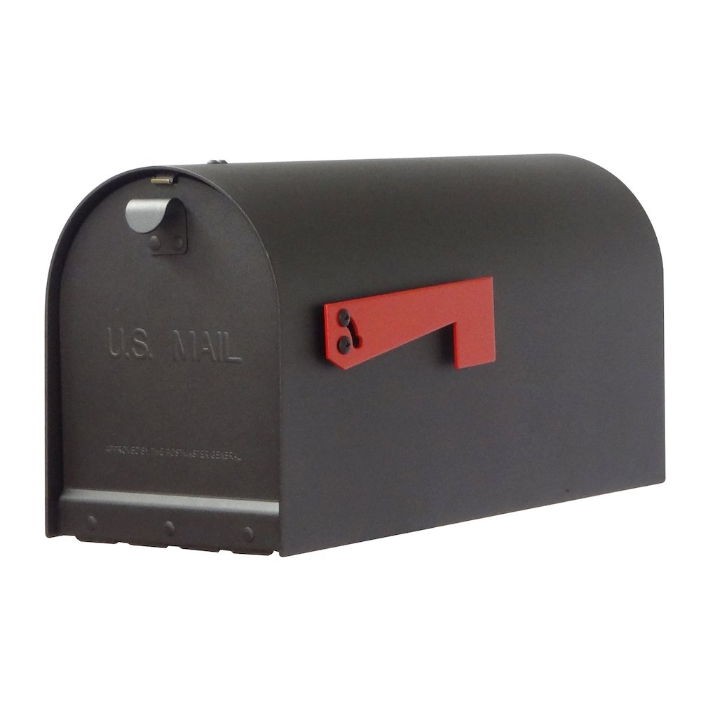 Titan Aluminum Curbside Mailbox and  Springfield Mailbox Post with Base - Special Lite Products