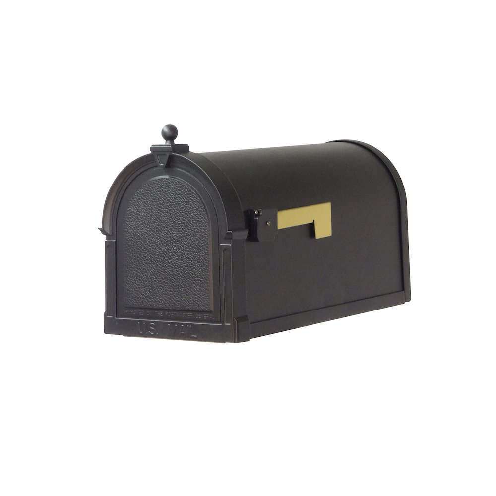 Berkshire Curbside Mailbox with Front Address Numbers and Ashland Mailbox Post - Special Lite Products
