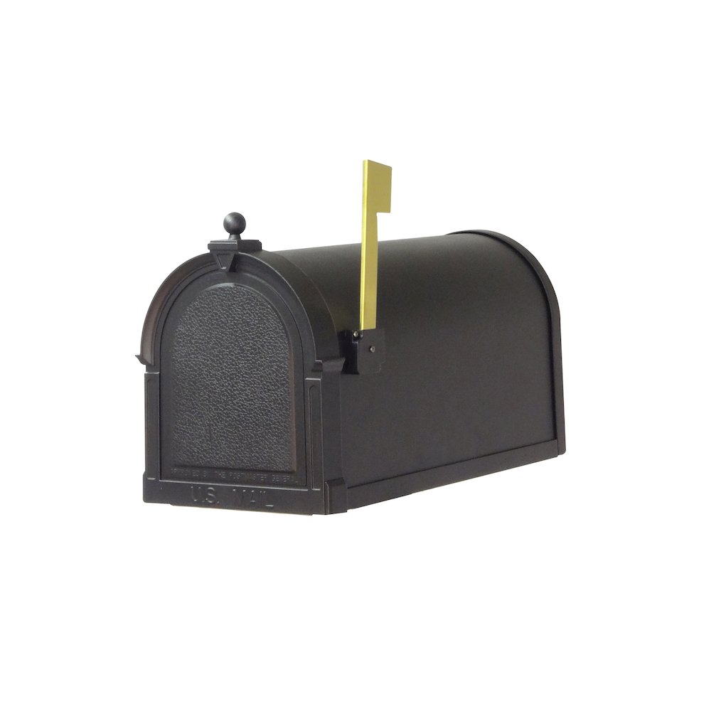 Berkshire Curbside Mailbox with Front Address Numbers and Ashland Mailbox Post - Special Lite Products
