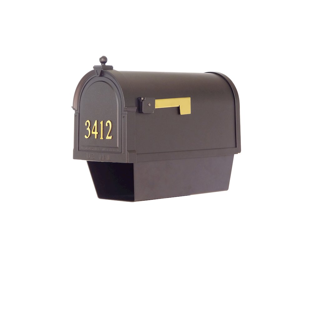 Curbside Mailboxes with Front Address Numbers, Newspaper Tube, Locking Inserts - Special Lite Products