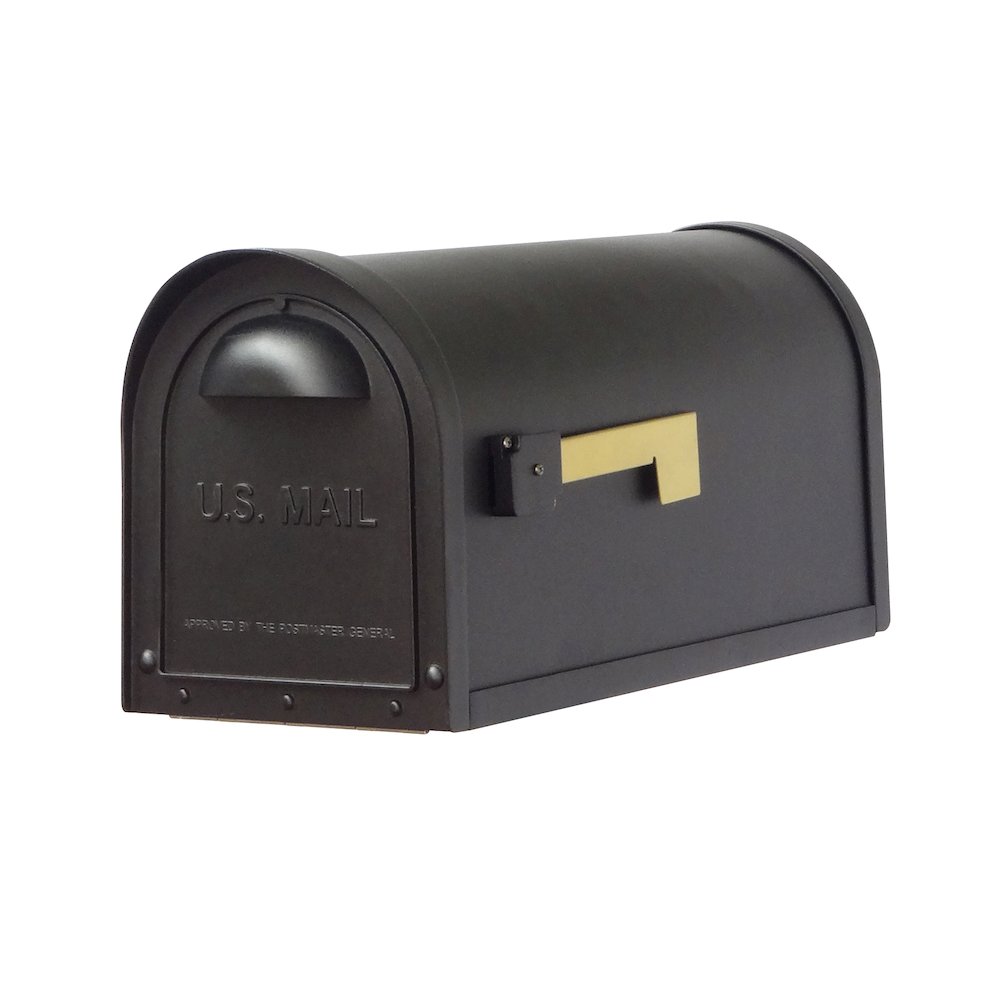 Classic Curbside Mailbox and Tacoma Mailbox Post with Direct Burial Kit - Special Lite Products