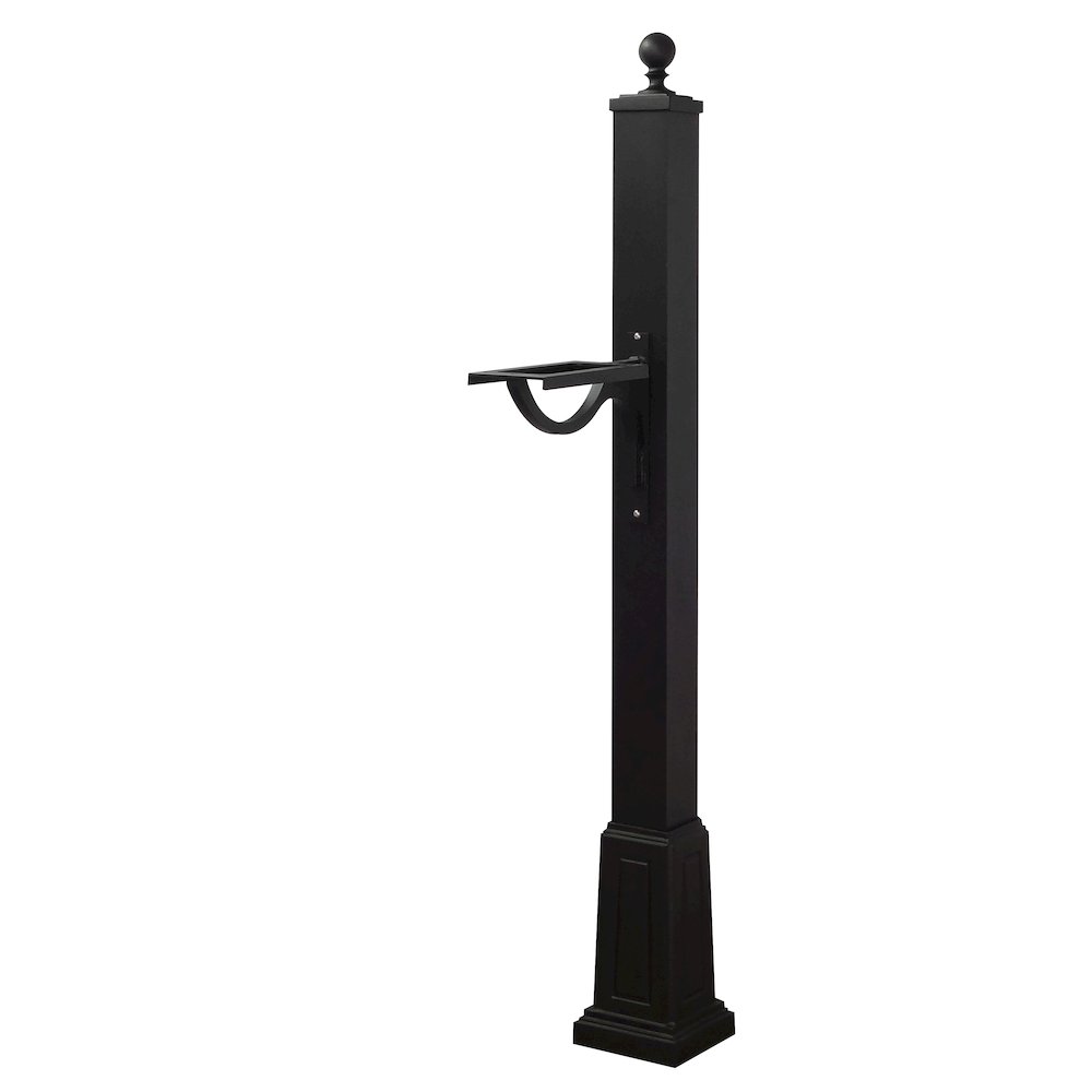 Curbside Mailbox with Front and Side Numbers, Newspaper Tube, Locking Insert - Special Lite Products