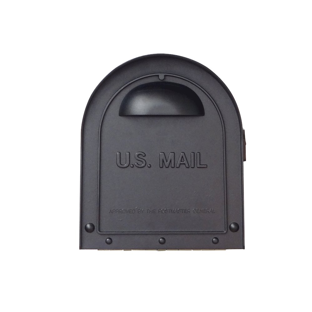 Classic Curbside Mailbox with Newspaper Tube and Albion Mailbox Post - Special Lite Products