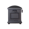 Traditional Curbside Mailbox with Newspaper Tube and Springfield Mailbox Post - Special Lite Products