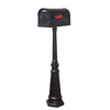 Hummingbird Curbside Mailbox with Locking Insert and Tacoma Mailbox Post - Special Lite Products