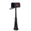 Hummingbird Curbside Mailbox and Tacoma Mailbox Post with Direct Burial Kit - Special Lite Products