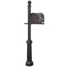 Hummingbird Curbside Mailbox, Locking Insert and Fresno Mailbox Post - Special Lite Products