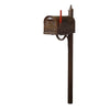 Hummingbird Curbside Mailbox with Locking Insert and Richland Mailbox Post - Special Lite Products