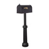 Berkshire Curbside Mailbox with Locking Insert and Bradford Mailbox Post - Special Lite Products