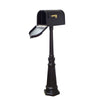 Berkshire Curbside Mailbox and Tacoma Mailbox Post with Direct Burial Kit - Special Lite Products