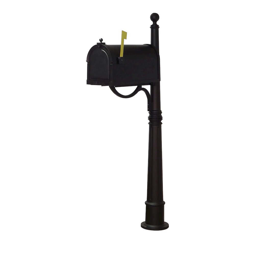 Berkshire Curbside Mailbox with Locking Insert and Ashland Mailbox Post - Special Lite Products