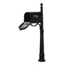Berkshire Curbside Mailbox with Front Address Numbers and Ashland Mailbox Post - Special Lite Products