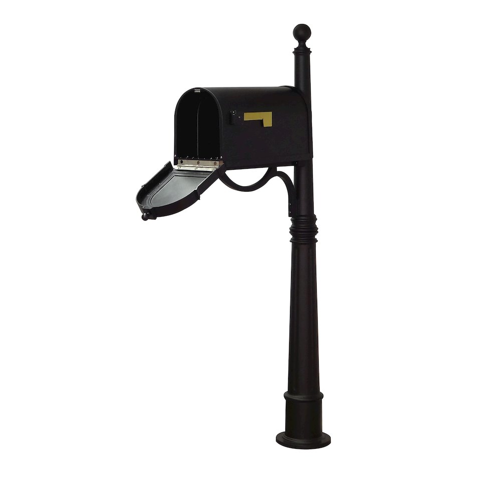 Berkshire Curbside Mailbox with Front Address Numbers and Ashland Mailbox Post - Special Lite Products