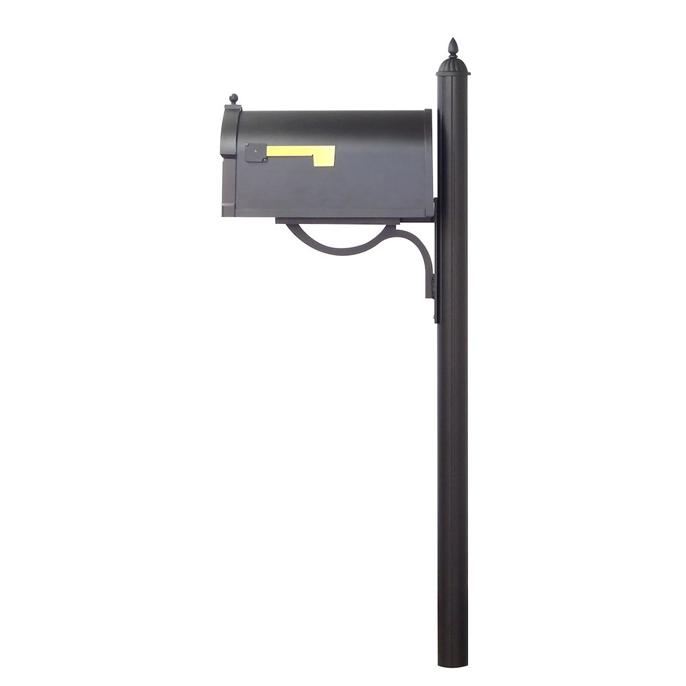 Berkshire Curbside Mailbox with Locking Insert and Richland Mailbox Post - Special Lite Products
