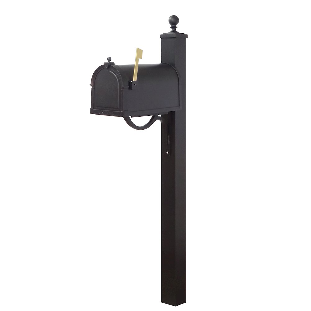 Berkshire Curbside Mailbox with Locking Insert and Springfield Mailbox Post - Special Lite Products