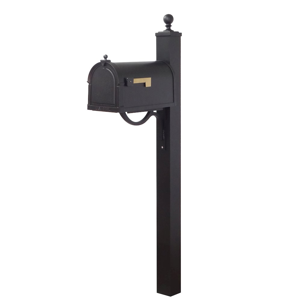 Berkshire Curbside Mailbox with Locking Insert and Springfield Mailbox Post - Special Lite Products