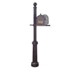 Curbside Mailbox with Front Address Numbers, Locking Insert and Fresno Mailbox - Special Lite Products