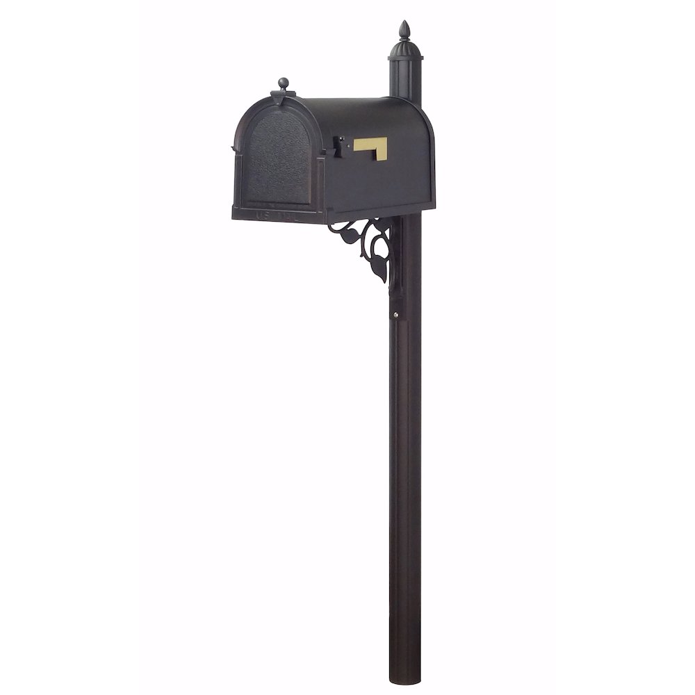 Berkshire Curbside Mailbox with Locking Insert and Albion Mailbox Post - Special Lite Products