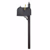 Berkshire Curbside Mailbox with Locking Insert and Albion Mailbox Post - Special Lite Products