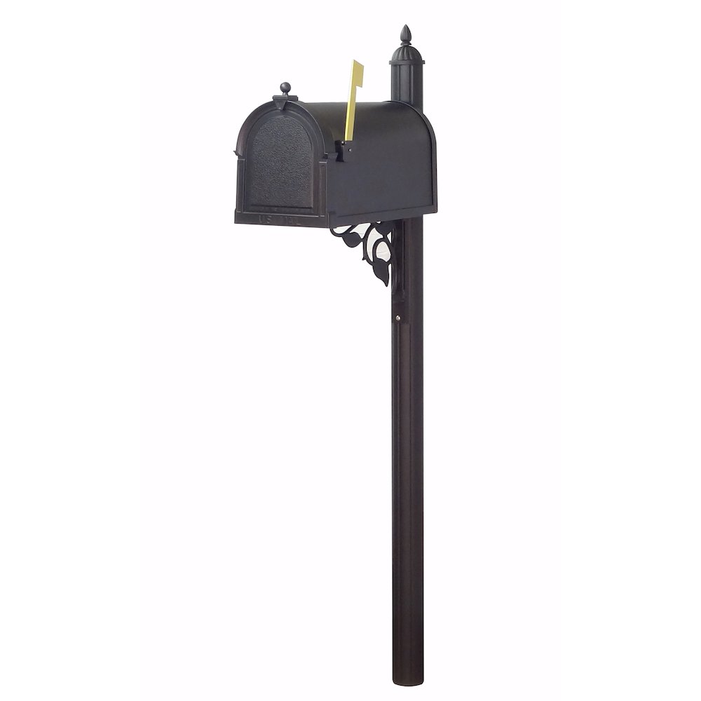 Berkshire Curbside Mailbox with Locking Insert and Albion Mailbox Post - Special Lite Products