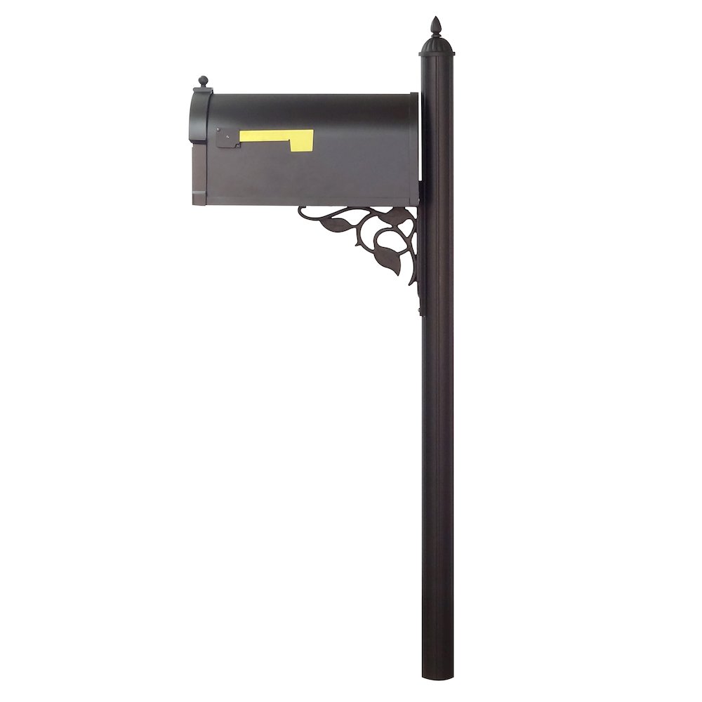 Berkshire Curbside Mailbox with Locking Insert and Albion Mailbox Post - Special Lite Products