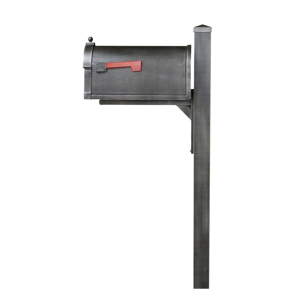 Berkshire Curbside Mailbox with Locking Insert and Wellington Mailbox Post - Special Lite Products