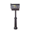 Curbside Mailbox with Front and Side Address Numbers, Newspaper Tube - Special Lite Products