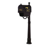Curbside Mailbox with Front and Side Address Numbers, Newspaper Tube - Special Lite Products