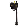 Curbside Mailbox with Front and Side Address Numbers, Newspaper Tube - Special Lite Products