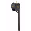 Curbside Mailbox with Front and Side Address Numbers, Newspaper Tube - Special Lite Products