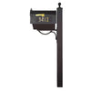 Curbside Mailbox with Front and Side Address Numbers, Newspaper Tube - Special Lite Products
