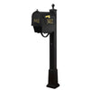 Curbside Mailbox with Front and Side Numbers, Newspaper Tube, Locking Insert - Special Lite Products