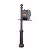 Curbside Mailbox with Newspaper Tube, Front Address Numbers, Locking Insert - Special Lite Products