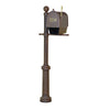 Curbside Mailbox with Newspaper Tube, Front Address Numbers, Locking Insert - Special Lite Products