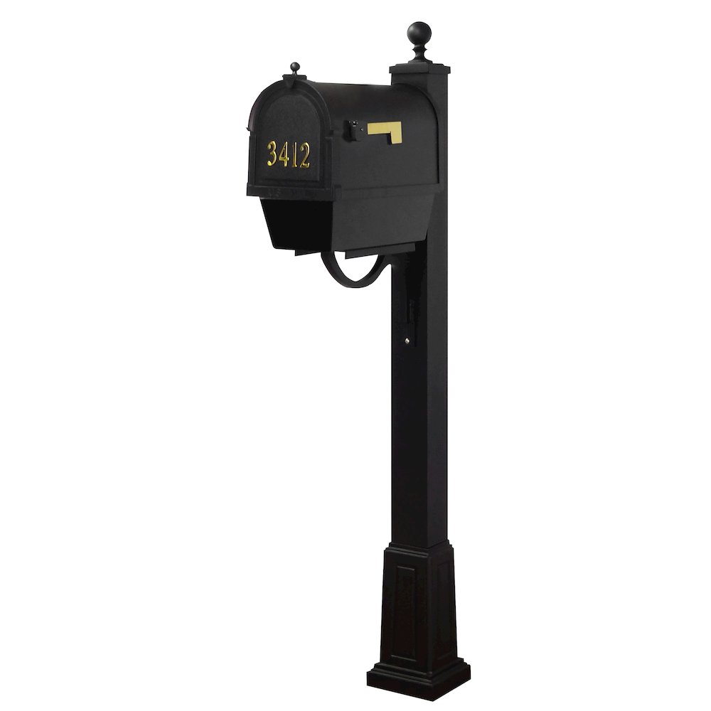 Curbside Mailbox with Front Numbers, Newspaper Tube - Special Lite Products