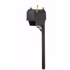 Curbside Mailbox with Newspaper Tube, Locking Insert and Albion Mailbox Post - Special Lite Products
