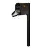Berkshire Curbside Mailbox with Newspaper Tube and Wellington Mailbox Post - Special Lite Products