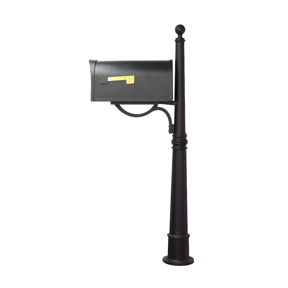 Classic Curbside Mailbox with Locking Insert and Ashland Mailbox Post - Special Lite Products