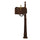 Classic Curbside Mailbox with Locking Insert and Ashland Mailbox Post - Special Lite Products